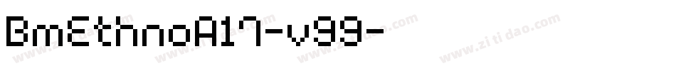 BmEthnoA17-v99字体转换