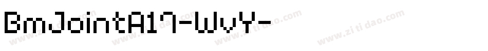 BmJointA17-WvY字体转换