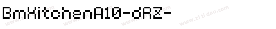 BmKitchenA10-dRZ字体转换