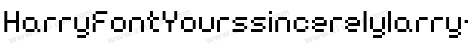 HarryFontYourssincerelylarry-3Kwz字体转换