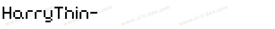 HarryThin字体转换