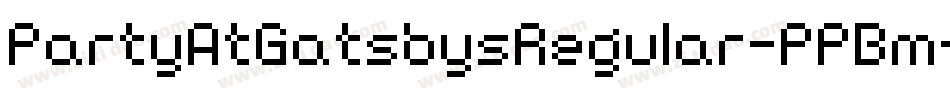 PartyAtGatsbysRegular-PPBm字体转换