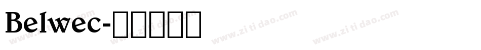 Belwec字体转换