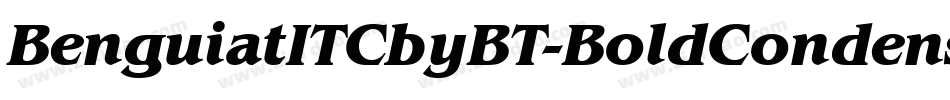 BenguiatITCbyBT-BoldCondensed字体转换
