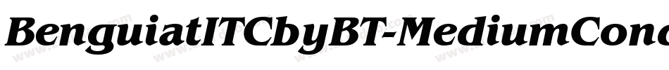 BenguiatITCbyBT-MediumCondItal字体转换