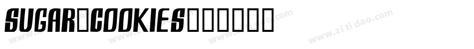 SUGAR-COOKIES字体转换