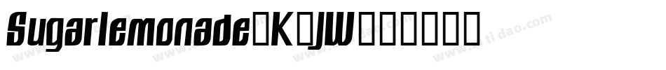 Sugarlemonade-K3JW字体转换