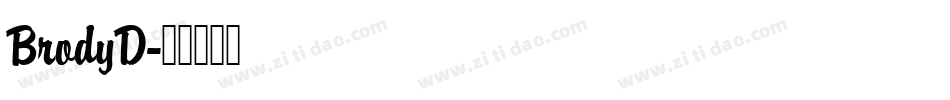 BrodyD字体转换