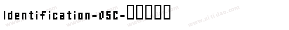 Identification-05C字体转换
