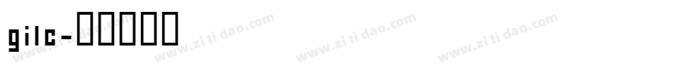gilc字体转换
