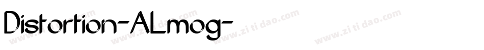 Distortion-ALmog字体转换