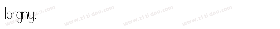 Torgny..字体转换