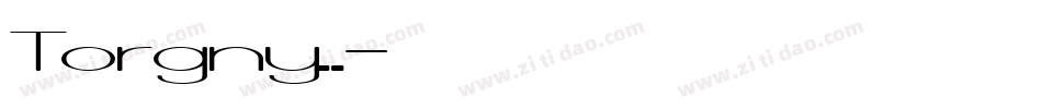 Torgny..字体转换