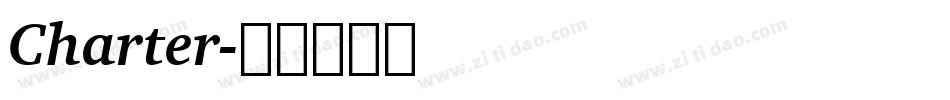Charter字体转换