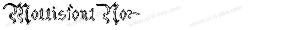 MottisfontNo2字体转换