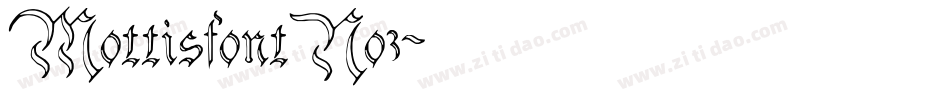 MottisfontNo3字体转换