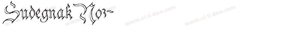 SudegnakNo3字体转换