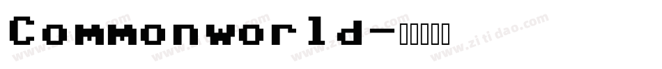 Commonworld字体转换