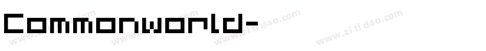 Commonworld字体转换