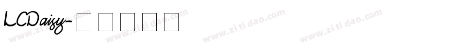 LCDaisy字体转换
