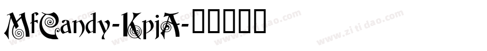 MfCandy-KpjA字体转换