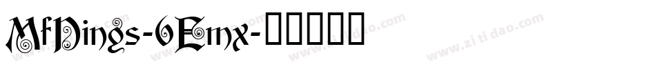 MfDings-6Emx字体转换