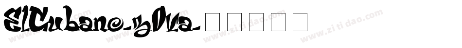 ElCubano-z0va字体转换