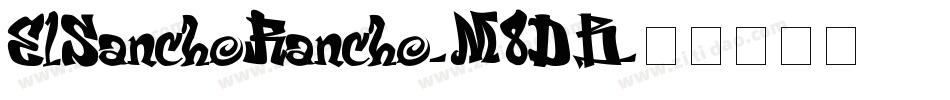 ElSanchoRancho-M8DB字体转换