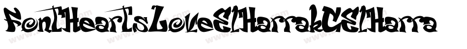 FontHeartsLoveElHarrakCElHarrakblogspotcom-2Vvv字体转换