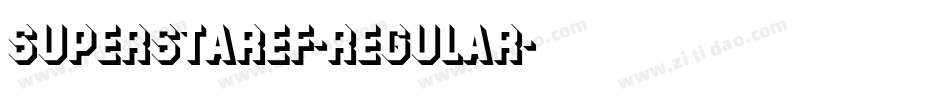 SuperstarEF-Regular字体转换