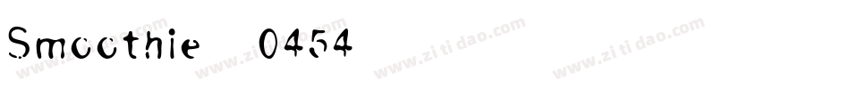 Smoothie-0454字体转换
