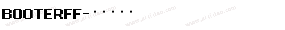 BOOTERFF字体转换