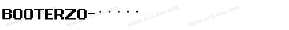BOOTERZO字体转换