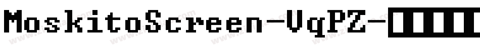 MoskitoScreen-VqPZ字体转换