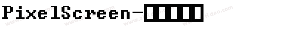 PixelScreen字体转换
