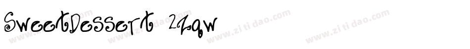 SweetDessert-2zqw字体转换