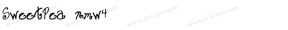 SweetPea-nmw4字体转换