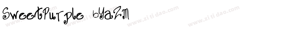 SweetPurple-6YaZM字体转换