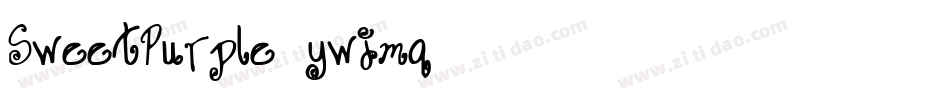 SweetPurple-ywjmq字体转换