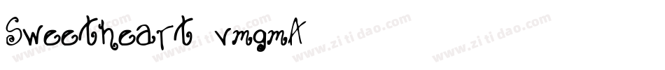 Sweetheart-vmgmA字体转换