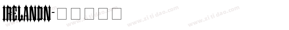 irelandn字体转换