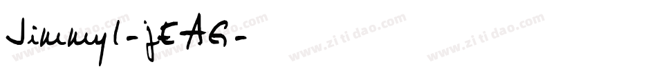 Jimmy1-jEAG字体转换