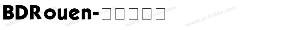 BDRouen字体转换