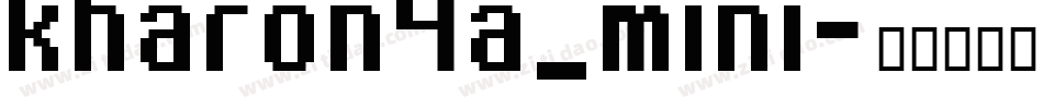 kharon4a_mini字体转换