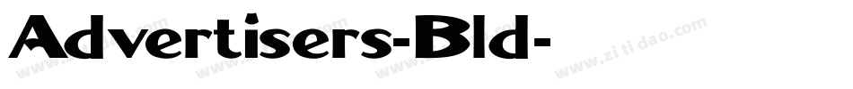 Advertisers-Bld字体转换