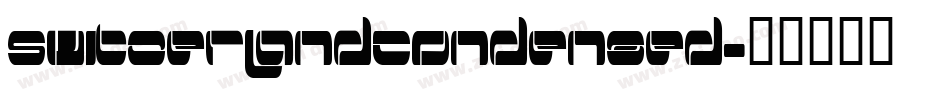 SwitzerlandCondensed字体转换