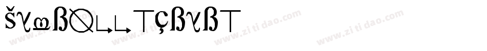 symbolltcbybt字体转换