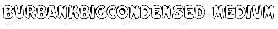 BurbankBigCondensed-Medium字体转换
