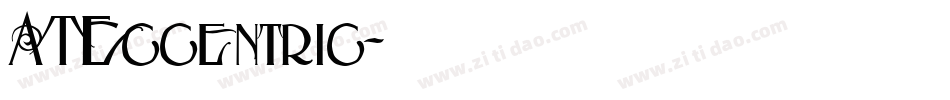 ATEccentric字体转换
