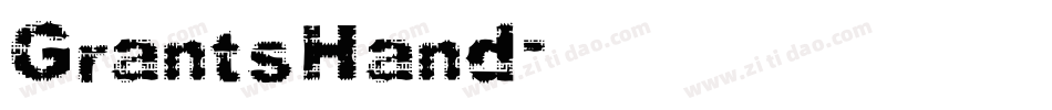 GrantsHand字体转换